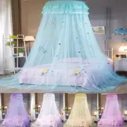 Bed Canopy Mosquito Net Netting Curtain Princess Bedding Round Dome Mosquito Net