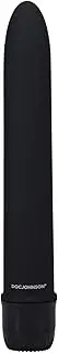 Doc Johnson Black Magic - 7 Inch Multi-Speed Vibrator - Velvet Touch ABS Plastic - Waterproof - Classic Shape - Black