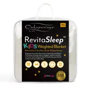 Onkaparinga Oatmeal 3kg 105x142cm Weighted Blanket Cotton Kids Home Bedding