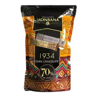 在飛比找蝦皮商城優惠-Monbana 1934 70%迦納黑巧克力條 640公克 