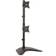 StarTech Vertical Dual Monitor Stand, Steel, For Monitors up to 27in - ARMBARDUOV