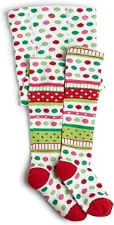 [Jefferies Socks] Little Girls' Party Tights - Red