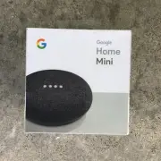 Sealed Google Home Mini Smart Assistant, Charcoal, GA00216-US (1st Gen)
