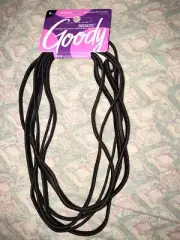 Goody Ouchless Black Comfort Headwraps 6 Ct