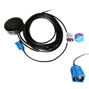 RF Outlet GPS Active Antenna cylinder screw mount 3 meters cable FAKRA connector