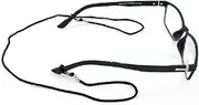 [WESIEVYA] Black Nylon Skid Eyeglasses Cord Neck String for Sunglasses and Durable Holder for and Outdoor Activities