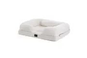 Petzly Memory Foam Dog Bed White X Large