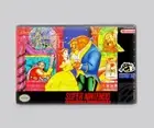 BEAUTY & THE BEAST / SNES - 2"x3" FRIDGE MAGNET (retro super nintendo