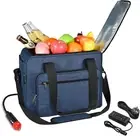 Electric Car Cooler for Vehicles, 26 QT Cooler,12V Plug in Cooler, Folding and P