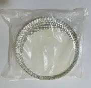Pampered Chef Brand New Flan Pan Set 2 Pc Pie Dessert Tins Scalloped Fluted 10"