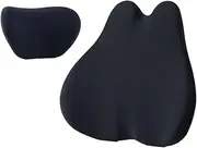 Hogvinnatil Neck and Lumbar Support for Car Seat Lumbar and Neck Support Car Seat Car Neck Pillow and Lumbar Headrest for Car - Headrest and Back Seat for Neck Relief