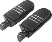 Motorbike Foot Rests for H&Arley Road King Street Glide FootPegs Motorcycle Universal 1 1/4" 32mm Long Angled Highway Engine Guard Foot Peg(Foot Pegs)