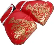 POPETPOP Comfortable Thai Kicking Gloves for Durable PU Material Breathable Design for Training Sparring Gloves for Tiger Print