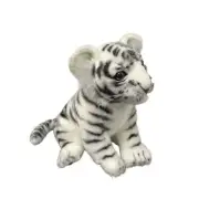 Hansa White Amur Tiger Cub soft plush toy 10"/26cm