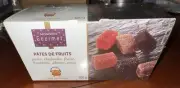 MONOPRIX GOURMET PATES DE FRUITS 300g PEAR RHUBARB STRAWBERRY RASPBERRY APRICOT