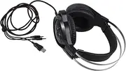 OSOLADY Gaming Earpiece Microphone Led Headset Comfortable Fit for Students and Gamers