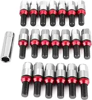 Brilluxa Lug Bolts, Wheel Screw Nuts, Compatible with M3 F80 M2 F22 F23, 20Pcs Stud Tuner Style, M14x1.25 Thread, Wheel Fastener Set (-1617200015713)