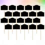 20 Pcs Small Blackboard Insert Chalkboard Labels Signs Flower and Plants Tags