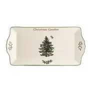 Spode Christmas Tree Large 15" Christmas Goodies Cookie Tray #C161