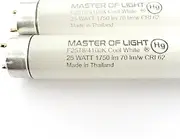 F25T8/CW (2 Pack) 25 Watt T8 Fluorescent Tube Light Bulb 36 Inch 4100K Replaces F25T8/841/HE, F25T8/TL841, F25T8/841, F25T8/TL741/PLUS/ALTO, F25T8/SP41/ECO, FO25/841/XP/ECO, F025/841/ECO