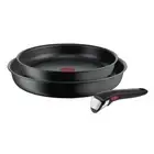 NEW Tefal Ingenio Ultimate Induction Non-stick Frypan Set 22/26cm 3pce