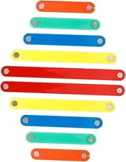 10Pcs Magnetic Building Sticks for Creative Montessori Puzzle for Enhancing Math Skills Geometric Strips for Home School Kindergarten Learning Educational