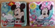 Set of 2, Disney Mickey & Minnie Magic Towel/Washcloth 11.75"x11.75"