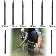 Fishing Net Pole Long Handle Extension Multiple Section Supplies Lightweight 8mm