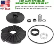023705 Lawn Sprinkler Irrigation Pump Repair Kit 2HP for Star HSP20P1& Utilitech