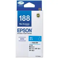 在飛比找momo購物網優惠-【EPSON】NO.188 原廠藍色墨水匣(T188250)