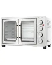 MegaChef 45qt Electric French Door Rotisserie Convection Counter Top Oven