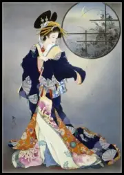 Tsukiakari - DIY Chart Counted Cross Stitch Patterns Needlework 14 ct Aida
