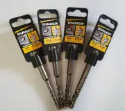 New. Diager Booster SDS Plus Reo Pro Masonry Drill Bit 3 Cut Head TCT