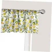 Valance for Windows, Exotic Lemon Tree 54"W x 12"L (Pack of 1) Green Yellow