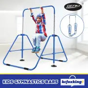 Kids Gymnastics Bar Training Climbing Frame Playground Workout Horizontal Blue