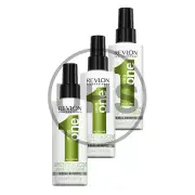 3 x Revlon Professional Uniqone Green Tea Hair Treatment 150ml Uniq One AUS