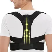 Back and Shoulder Posture Corrector - Upper Posture Corrector Lower Back Brace | Comfortable Shoulder Straightener Relief Neck Support for Waist & Spine