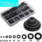 Assorted Washers Kit Black Flat Washers Interior Decorating Rust-resistant