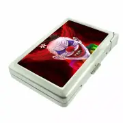 Evil Clowns D2 Cigarette Case with Built in Lighter Metal Wallet
