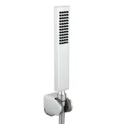 Solid Brass Hand Held Shower Sprayer Head with Adjustable Wall Connector Show...