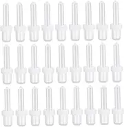 [TEHAUX] 60pcs Shutter Repair Screen Repair Plantation shutters for Interior Windows Shutter Replacement Bolt Shutter Latch Screen Tool Louvers Parts Tool Needle Universal White Plastic
