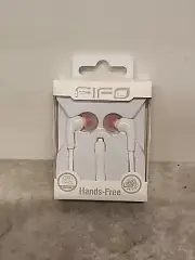 U5 Fifo Hands Free Earphones With Microphone White Bt3