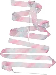 Anneome 2pcs Rhythmic Gymnastics Ribbons Dance Ribbons for Adults Artistic Dancing Accessories Gymnastics Performing Ribbon Dance Streamers Dance Ribbon for Gymnastics Performing Streamer