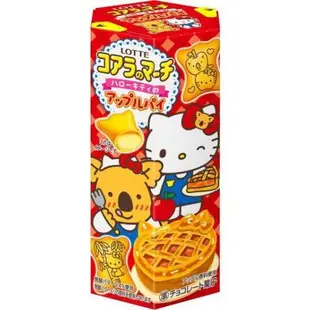 *貪吃熊*日本 樂天 LOTTE   kitty聯名 小熊餅乾 KITTY 蘋果派風味 蘋果派風味小熊餅乾 餅乾