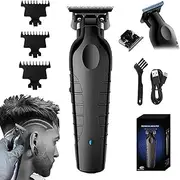 Blackout Trimmer Plus Zero Gap, Barbers Tonic Blackout Trimmer Zero Gap, Cordless Professional Zero Gap Tool, Fast Carving, Instantly Do Crispy Line Ups (1 set)