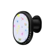 PowerThru Wireless Car Charger Wireless Car Charger MagSafe Compatible Watercolor floral