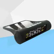 LCD Wireless Solar TPMS Car Tire Pressure Monitoring System + 4 External Sensor (for: Renault)