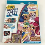 Crayola Shimmer & Shine Color Wonder Mess Free Coloring Glitter Pages Markers