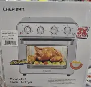 Chefman RJ50SST 20L Air Fryer - Silver