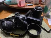 Nikon D3200 DSLR Digital Camera with 18-55mm Lens With Extra Nikon 3.6 Ft Lens